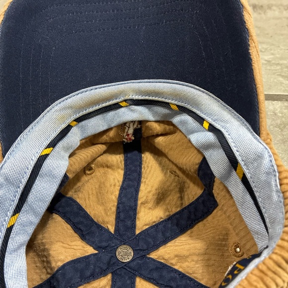 Ralph Lauren Corduroy Polo Player Baseball Cap in Brown - Picture 8 of 8